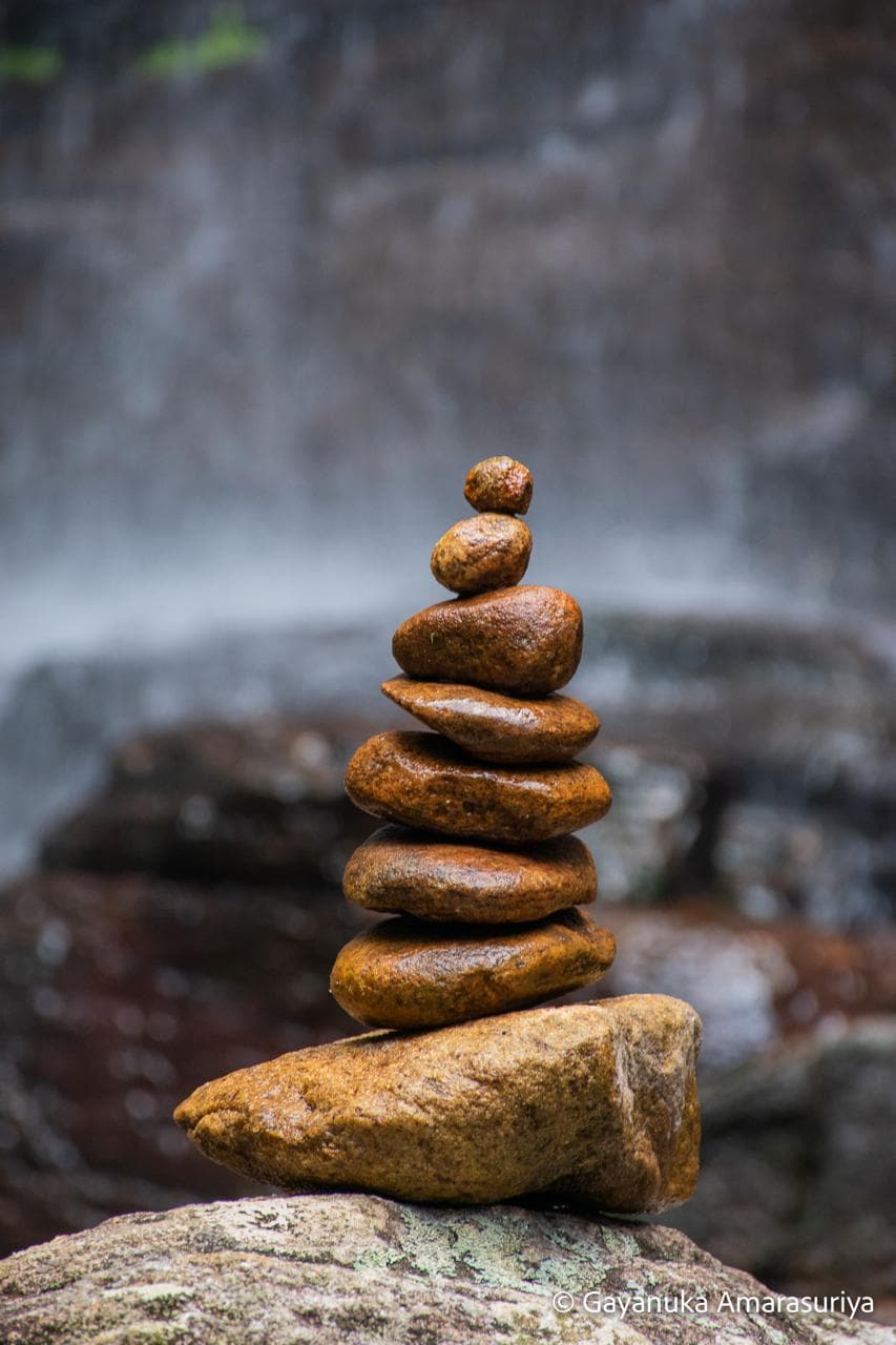 Stone Stack by the Falls