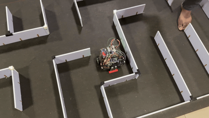 Robot Line Following Demonstration